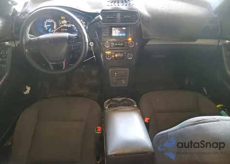 2017 Ford Explorer Police Interceptor из США, поврежденный, VIN 1FM5K8AR8HGD93689